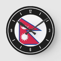 Nepal Flag Elegant