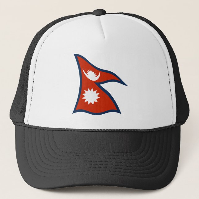 Nepal Flag Hat (Front)
