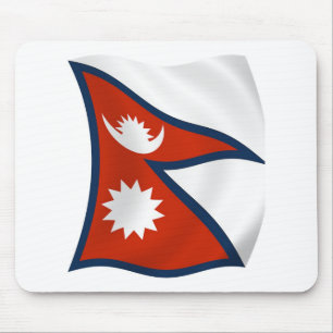 Nepal Flag Mousepad