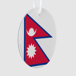 Nepal Flag Ornament
