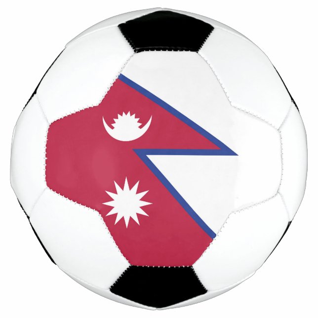 Nepal flag soccer ball (Front)
