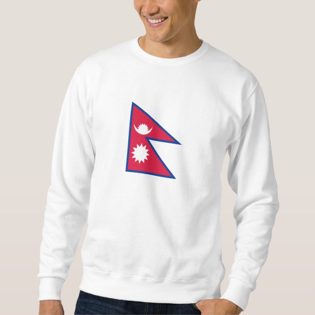 Nepal Flag Sweatshirt (Front)