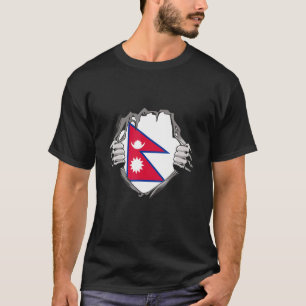 Nepal flag T-Shirt