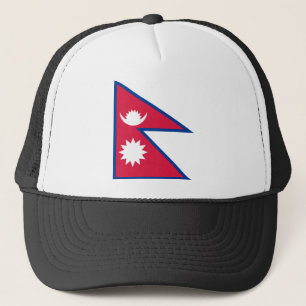 Nepal Flag Trucker Hat