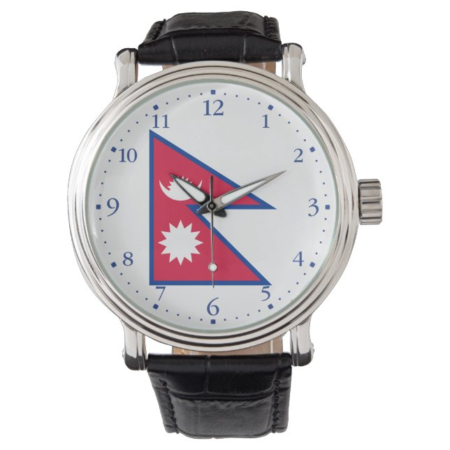 Nepal Flag Watch (Front)