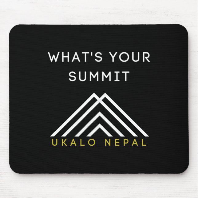 Nepal Hiking Climbing Apparel  Mouse Pad (Front)