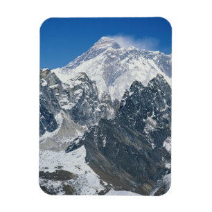 Nepal, Himalayas, view of Mt Everest from Gokyo Magnet