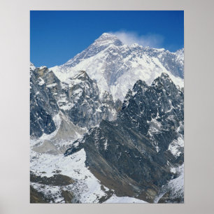 Nepal, Himalayas, view of Mt Everest from Gokyo Poster
