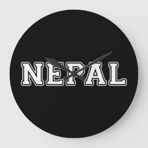 Nepal Large Clock