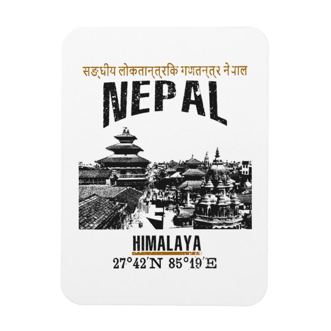 Nepal Magnet (Vertical)