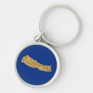 Nepal Map Keychain