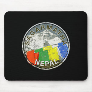 Nepal Mount Everest Sagarmatha Mountain Climbing T Mouse Pad