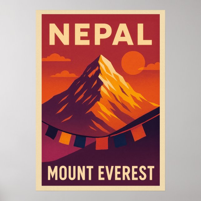 Nepal Mount Everest V05 Poster (Front)