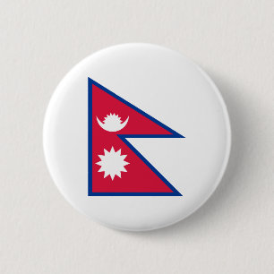 Nepal – Nepali Flag 6 Cm Round Badge