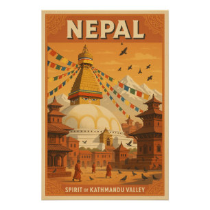 Nepal – Spirit of Kathmandu Valley Poster