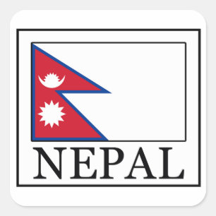 Nepal Square Sticker