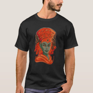 Nepalese Nepali Godess Kumari Bust Statue Nepal He T-Shirt