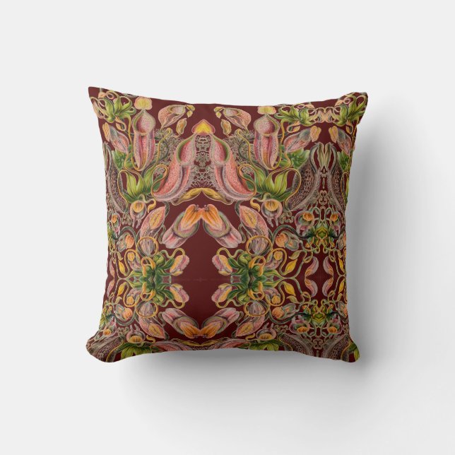 Nepenthes Melamphora - Art Forms of Nature Cushion (Front)
