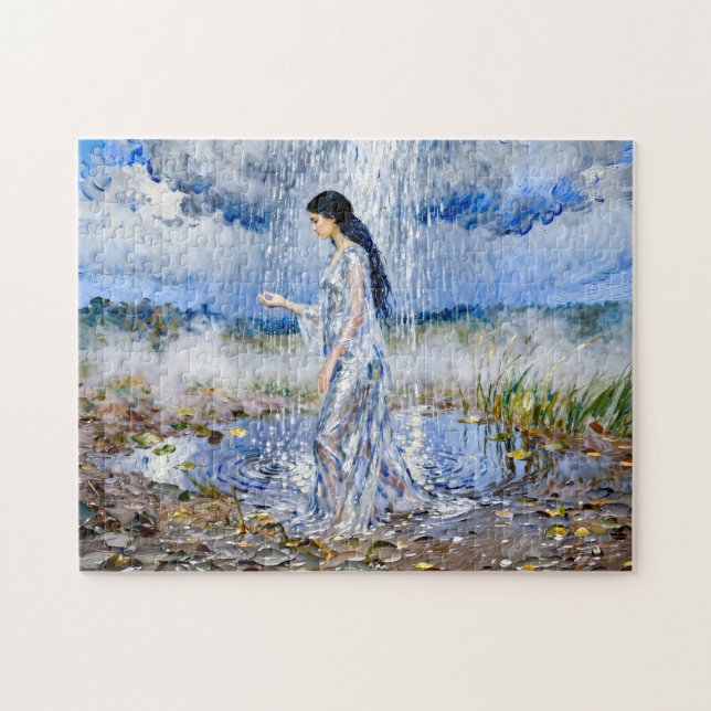 Nephele Goddess of Clouds and Rain from Greek Myth Jigsaw Puzzle (Horizontal)