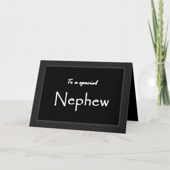 NEPHEW Bell Ringer Wedding Invitation Customisable (Front)