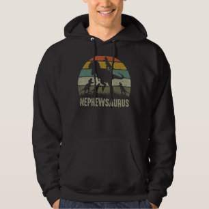 Nephew Dinosaur T Rex Nephewsaurus 4 kids Family M Hoodie