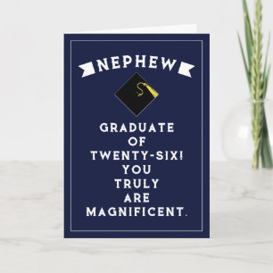Nephew Graduation 2025 Card