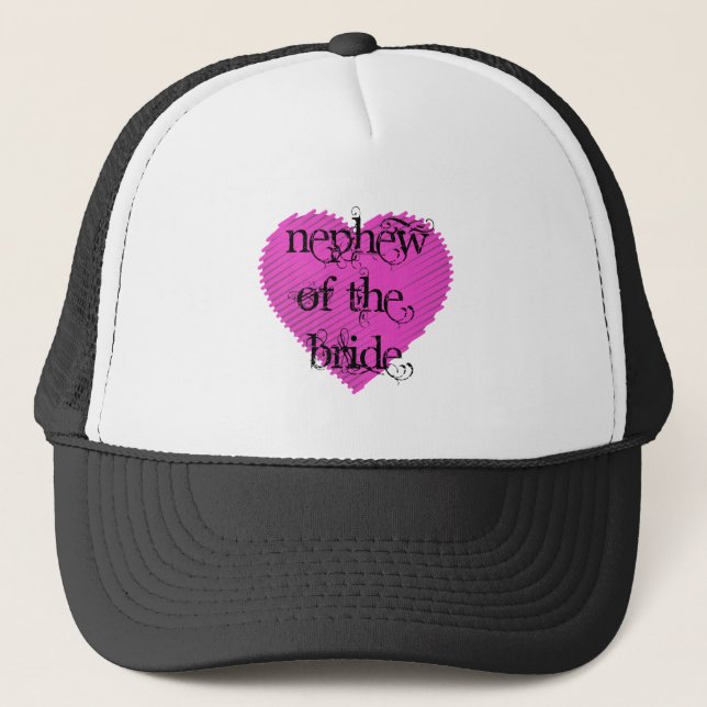 Nephew of the Bride Trucker Hat (Front)