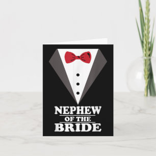 Nephew Of The Bride Wedding Bachelor Bachelorette Card