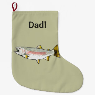 Nephew: Rainbow Trout Large Christmas Stocking