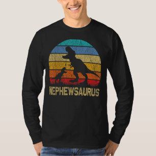 Nephewsaurus T Rex Dinosaur Nephew Saurus Family M T-Shirt