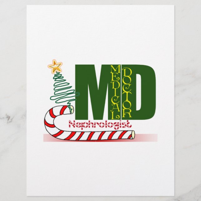 Nephrologist MERRY CHRISTMAS DOCTOR (Front)