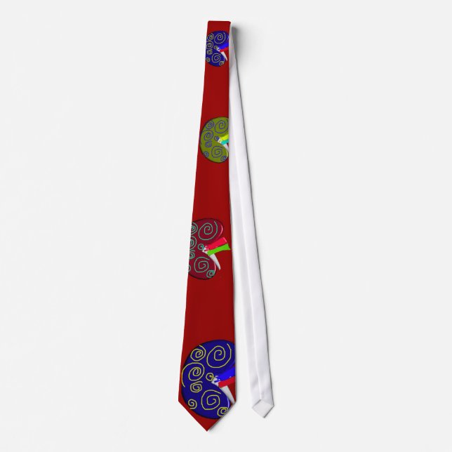 Nephrologist Tie "The Kidney" Artsy and Fun (Front)