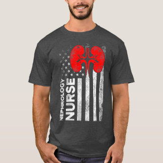 Nephrology Nurse Dot Kidney Dialysis Nursing T-Shirt