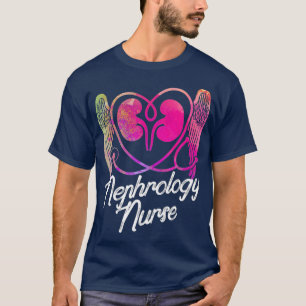 Nephrology Nurse Wing Kidneys Dialysis Nursing T-Shirt