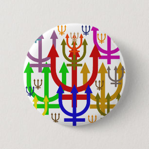 Neptune 6 Cm Round Badge