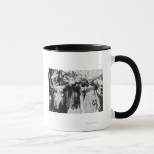 Neptune and Miss America at Carnival Photograph Mug