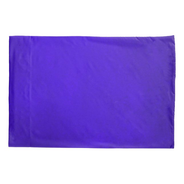 Neptune Blue Crushed Velvet Pillowcase (Back)