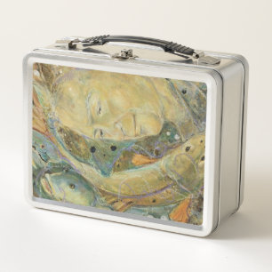 NepTune Clef Fantasy Myth Maureen Girard Music Metal Lunch Box