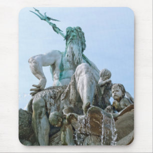 Neptune Fountain in Berlin Mouse Pad