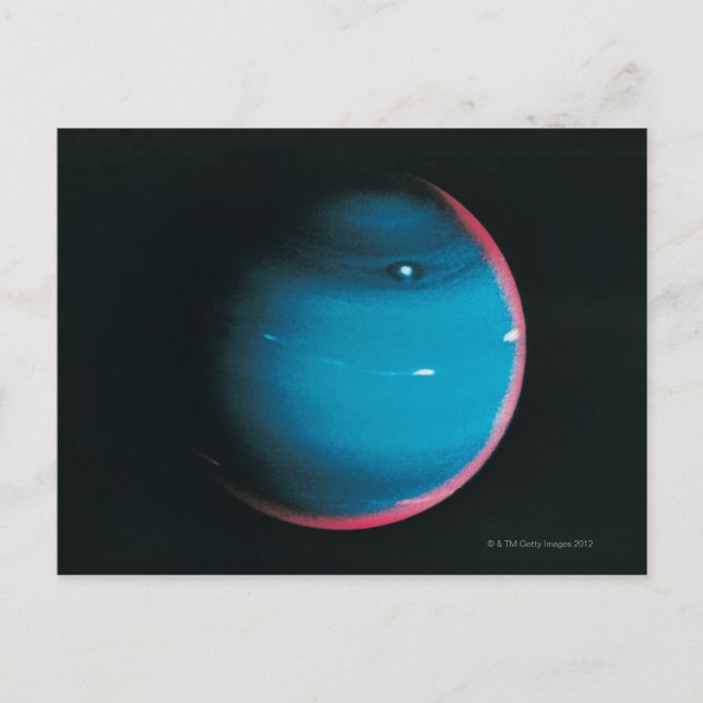 Neptune from Voyager 2 Postcard (Front)