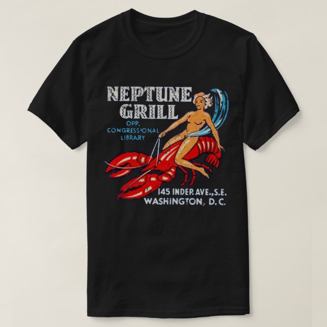 Neptune Grill T-Shirt (Design Front)