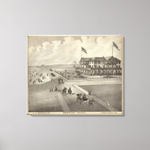 Neptune House, Ocean Beach, NJ Canvas Print