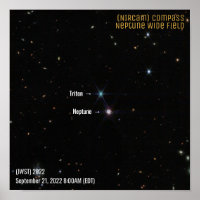 Neptune NIRCam Wide James Webb Telescope JWST