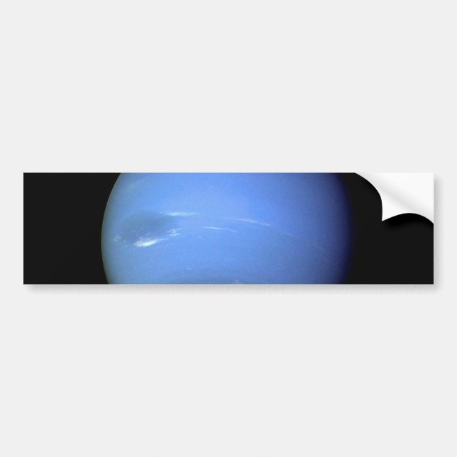 Neptune planet NASA Bumper Sticker (Front)
