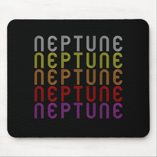 Neptune Planet Retro Vintage Astronomy T-Shirt Mouse Pad