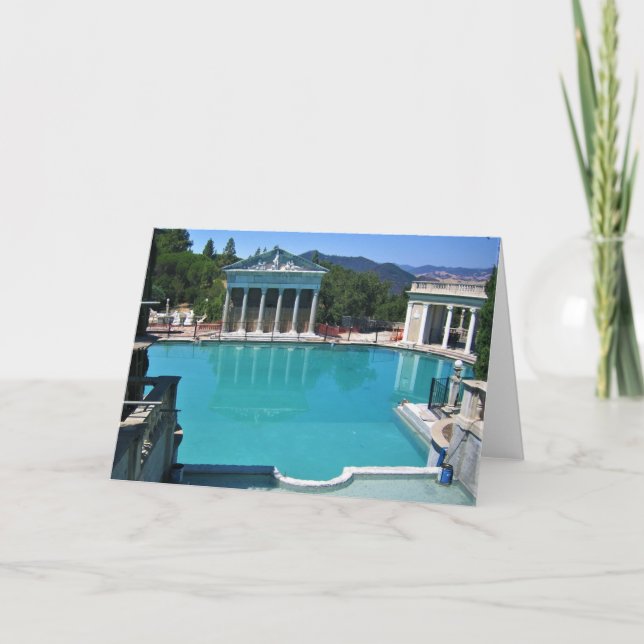 Neptune Pool at Hearst Castle, San Simeon, CA Card (Front)