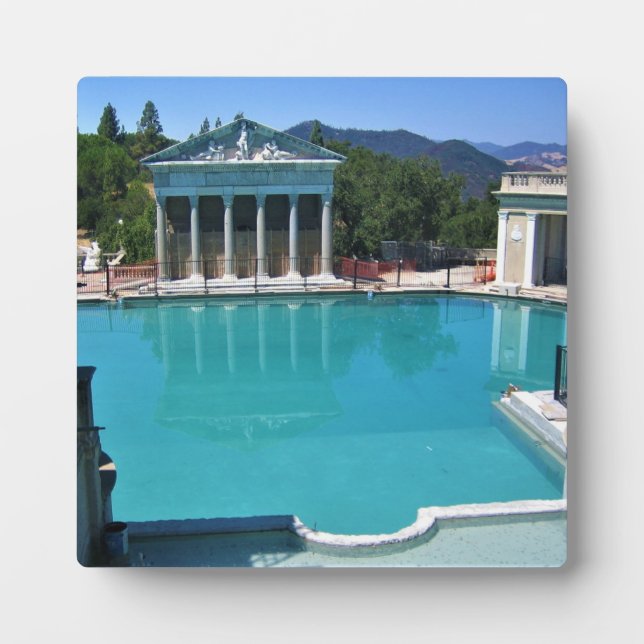 Neptune Pool at Hearst Castle, San Simeon, CA Plaque (Front)