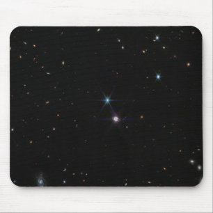 Neptune Ring System hundreds of galaxies Webb Mouse Pad
