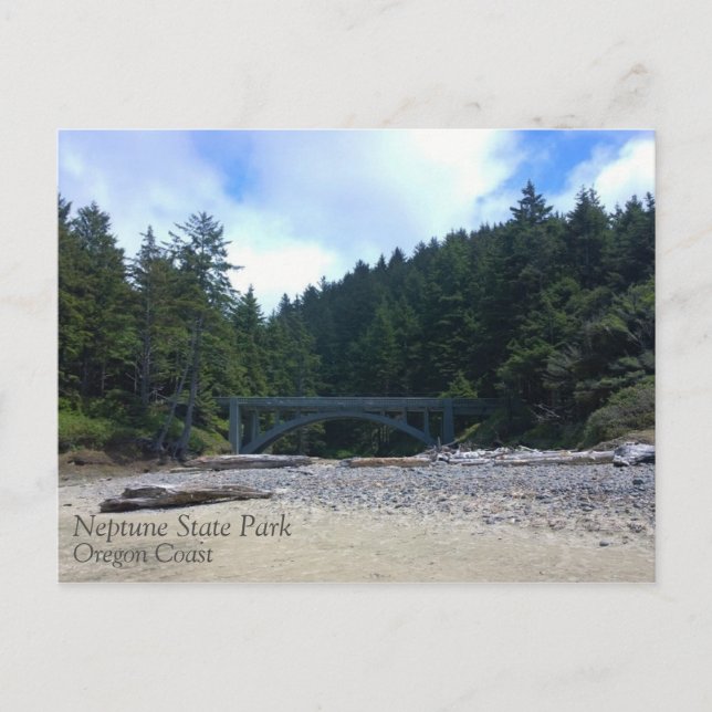 Neptune State Park, OR Postcard (Front)