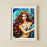 Neptune's Daughter Fantasy Mermaid Art